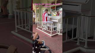 The live music at Caseys Corner is the best waltdisneyworld magickingdom disneyparks [upl. by Zora]