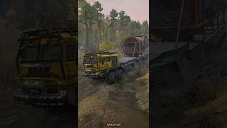 Truck King SnowRunner 🛻 snowrunner offroadtrucking gaming truckking [upl. by Manbahs]