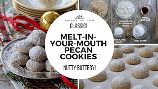 MELTINYOURMOUTH PECAN COOKIES [upl. by Euqinomod300]