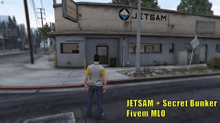 Jetsam  Secret Bunker  Fivem Custom MLO  GTA 5 [upl. by Sirtemed213]