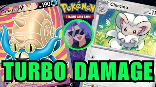 Omastar V  Cinccino Deck  Pokémon TCG Live  Temporal Forces [upl. by Nagoh134]