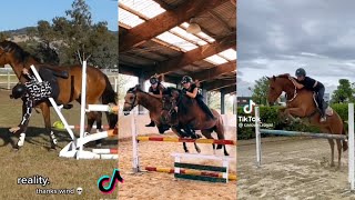 THE BEST HORSE RIDING TIKTOK COMPILATION SHOWJUMPING 2022 1 [upl. by Claribel]