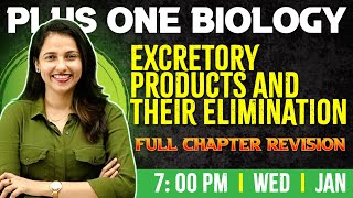 Plus One Biology  Excretory Products and Their Elimination  Chapter 16  Full Chapter Exam Winner [upl. by Gennifer138]