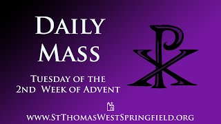 Daily Mass Tuesday December 10 2024 [upl. by Anni]