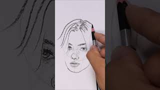 XPaintingLoomis Method Portrait Drawing Girls Face Sketch Tutorial [upl. by Buck]