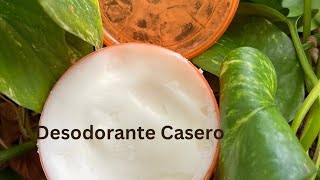 Receta de desodorante casero con solo 3 ingredientes [upl. by Lexie]