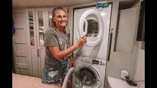 We got a washer and dryer installed in our RV at Camping World [upl. by Acinot]