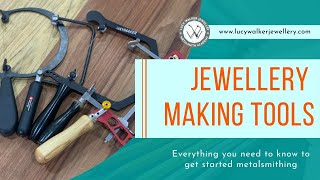 Jewelry Making Tools You ABSOLUTELY NEED To Start Metalsmithing  Metalsmith Academy [upl. by Annerb]