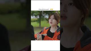 Pizza delivery girl😅😋 KoreanChinese drama in hindi 🥰 status 🔥kdarma funny shorts [upl. by Ravert943]