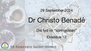 Dr Christo Benadé  28 September  SuiderStrand Gemeente [upl. by Oahc]