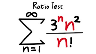 a ratio test problem that you have to know for your calculus 2 final [upl. by Sallyann461]