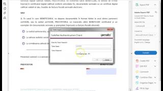 Semnare documente reinnoire certificat digital  contract PJ [upl. by Morie858]