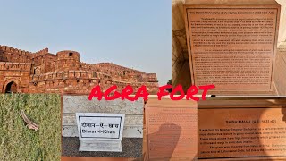 Agra fort touragra Red Fortagra tour2024home of the Mughal Empireyoutubevlog [upl. by Mutua]