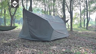 Onewind Outdoors Penumbra Hot Tent Tarp Set Up [upl. by Kelci]