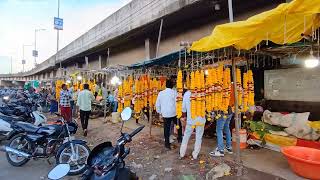 Hingoli Gate Nanded  Flower Market at Hingoli Gate Nanded nanded [upl. by Cleary]