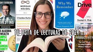 10 libros que tienes que leer en 2024 desarrollo personal [upl. by Mireille]