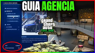 GTA5 Online  LA AGENCIA GUIA DE DINERO COMO GANAR MILLONES con LA AGENCIA DLC THE CONTRACT GTA [upl. by Chemar]