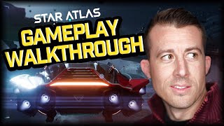 Star Atlas Gameplay Walkthrough with CEO Michael Wagner [upl. by Woodcock]