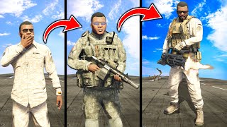 ME TRANSFORMO en el MILITAR Mas FUERTE de GTA 5 [upl. by Jezabel393]