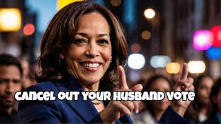 Kamala Harris Insidious Campaign Ad Encourages Married Women To Cancel Out Their Husbands Vote [upl. by Laerol960]