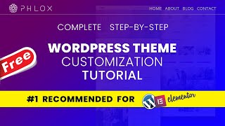 Complete Phlox Theme Tutorial 2024  The Best Free Wordpress Theme [upl. by Sarajane]