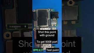 Oppo a37 test point  9008 port [upl. by Ydnamron30]