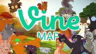 Complete Warrior Cats VINE MAP [upl. by Rotman]