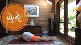 Yoga for Allergies 🤧 Reduce Symptoms of Seasonal Allergies or Minor Colds [upl. by Koeninger]