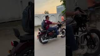 2024 Royal Enfield Meteor 350 Stellar Red  On Road View  Harley Look [upl. by Alviani]