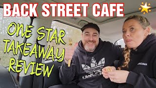 ONE STAR BACK STREET CAFE TAKEAWAY REVIEW Wingate Co Durham Hot Pork Sarnie amp English Breakfast [upl. by Ttevi]