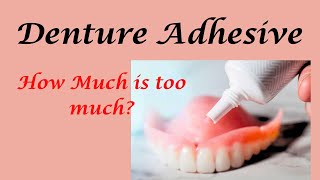 Denture Adhesives [upl. by Nalad441]