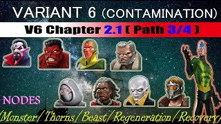 Variant 6 Ch 21 Path 34 MonsterThornsBeastRegenerationRecovery  MCOC [upl. by Aiciram179]