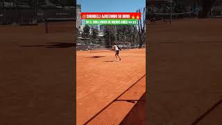 🔥Camilo CARABELLI 🇦🇷 ajustando su DRIVE 🥵 tenis argentina challenger shorts atp tennis atp [upl. by Giorgia]