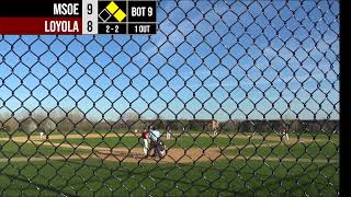 MSOE D2 Club Baseball VS Loyola [upl. by Callida]