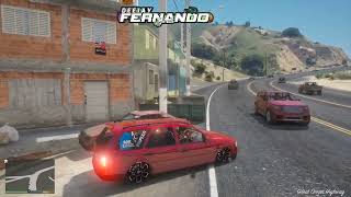 PASSEI COM A PARATI REBAIXADA NA FAVELA TOCANDO MEU MEGA FUNK NO GTA 5 MODS🔥🚀 [upl. by Yenetruoc]