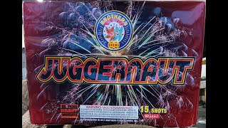 JUGGERNAUT BY BROTHERS FIREWORKS 15 SHOT 500 GRAM [upl. by Dickerson549]