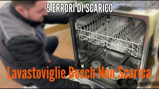 LAVASTOVIGLIE BOSCH NON SCARICALAVASTOVIGLIA NON SCARICAERRORE SULLO SCARICOERRORE E25 [upl. by Biagi]