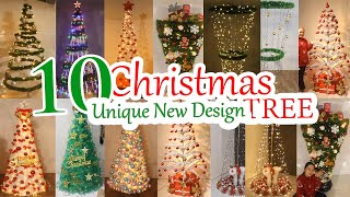 10 Unique New Design DIY Christmas Tree Decoration Ideas 2024 [upl. by Toomay]