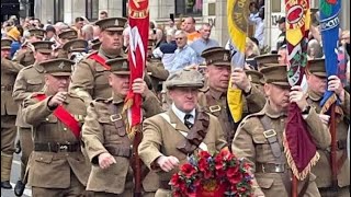 UVF Regimental band queen’s platinum jubilee parade London [upl. by Kilbride]