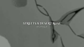 streets x desert rose  edit audio [upl. by Netsryk]