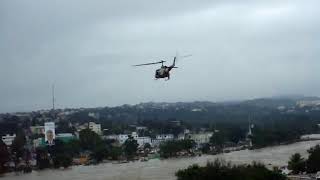 Rescate en Helicoptero Rio Yaque Santiago 2 [upl. by Goldy]