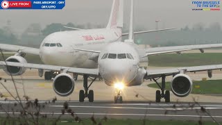 🔴 LIVE  Paris ORLY Airport  Plane Spotting [upl. by Felipa95]