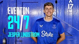 JESPER LINDSTRØM EVERTON 247  Life amp Football With Denmark International [upl. by Carmina]