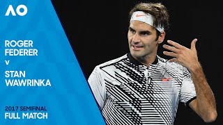 Roger Federer v Stan Wawrinka Full Match  Australian Open 2017 Semifinal [upl. by Carhart]