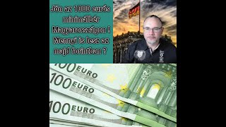 Jöhet Magyarországon az 1000 eurós minimálbér Mennyi is lesz az forintban [upl. by Eellehs]