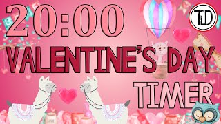 20 Minute Valentines Day Timer 2022 [upl. by Tabor608]