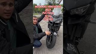 Review MODENAS VERSYS 650 2023  Full Video Coming Soon [upl. by Mandell]