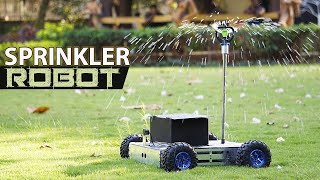 Plant Irrigation Water Sprinkler Agriculture Robot  Agriculture Robotics Ideas [upl. by Kimmi112]