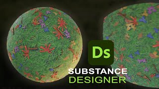 Grass Ground  Substance Designer 2022 [upl. by Deedahs]