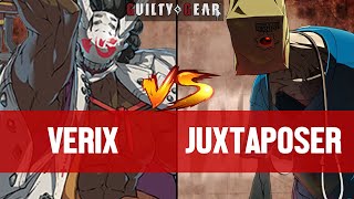 【GGST】VERIXNAGORIYUKI vs JUXTAPOSERFAUST ▰ Guilty Gear Strive  High Level Gameplay [upl. by Mair]